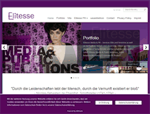 Tablet Screenshot of elitesse-pr.de